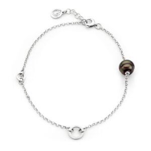 Anklet with Tahiti pearl