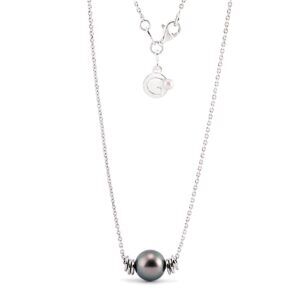 Collier Unisex con perla Tahiti